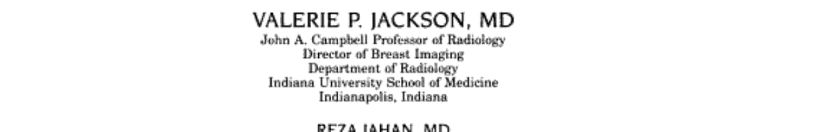 Diagnosis of Breast Diseases